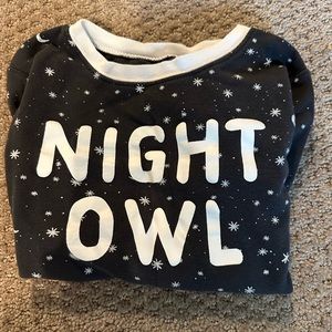 Carter’s “Night Owl” pajama set